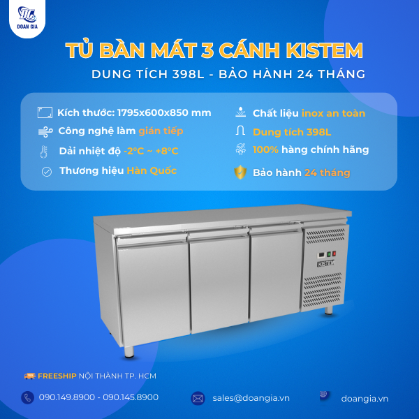 bàn mát 3 cánh