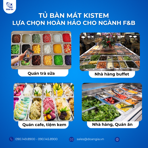 Bàn mát 1m5 dung tich 398L KISTEM KIS-XDB15R