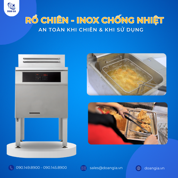 bếp chiên nhúng gas nhà hàng