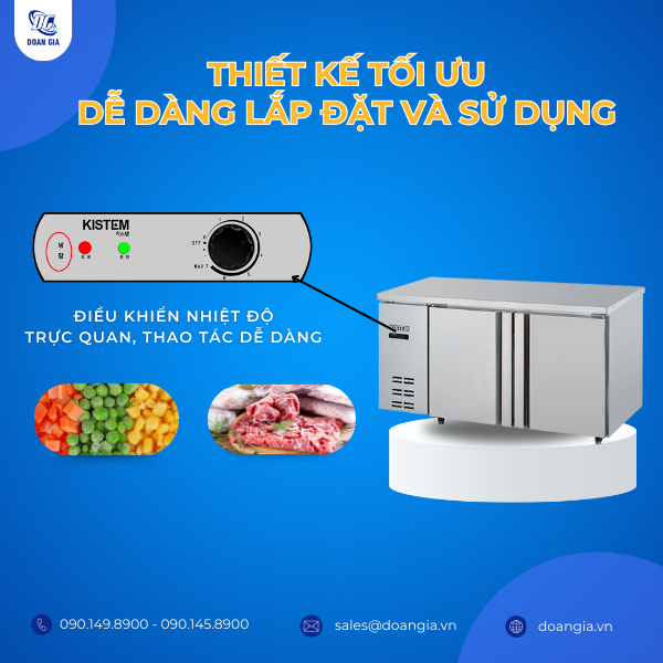 tủ mát 2 cánh giá rẻ thiết kế tối ưu