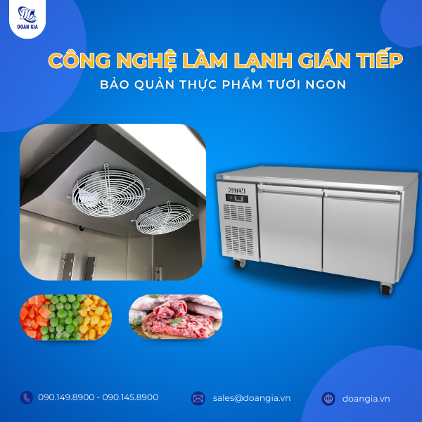 tủ mát bàn chặt inox