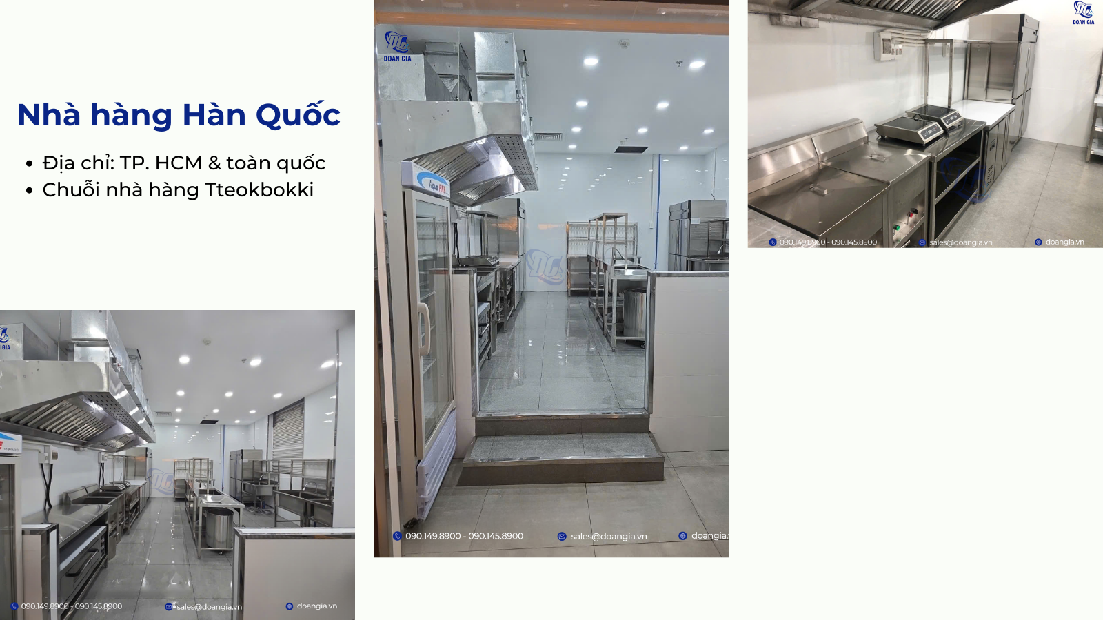 công trình chuỗi nhượng quyền do đoàn gia thi công 3