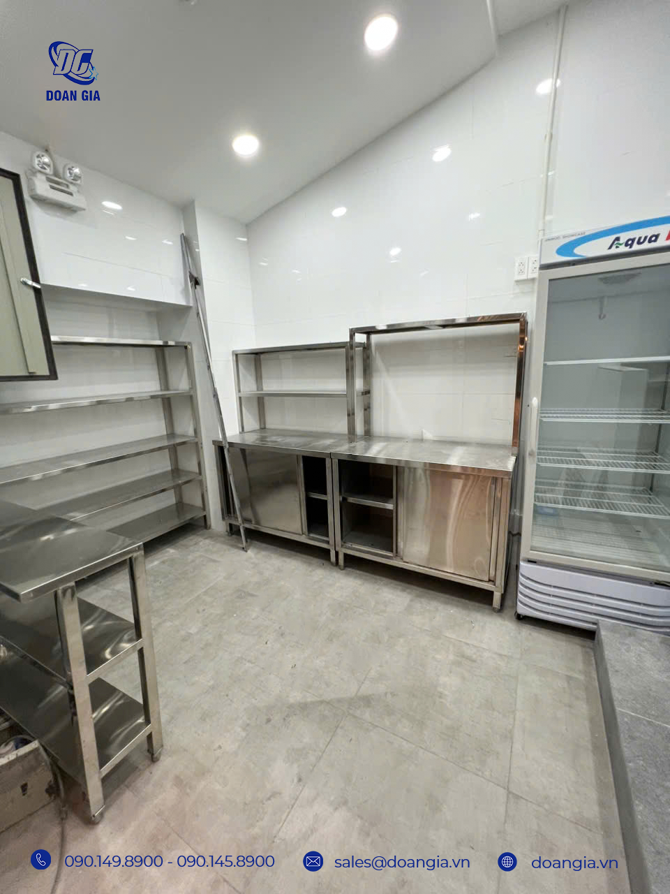 thi công bếp nhà hàng Hàn Quốc
