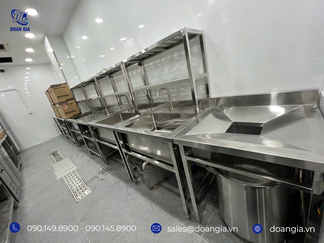 thiết kế thi công bếp nhà hàng