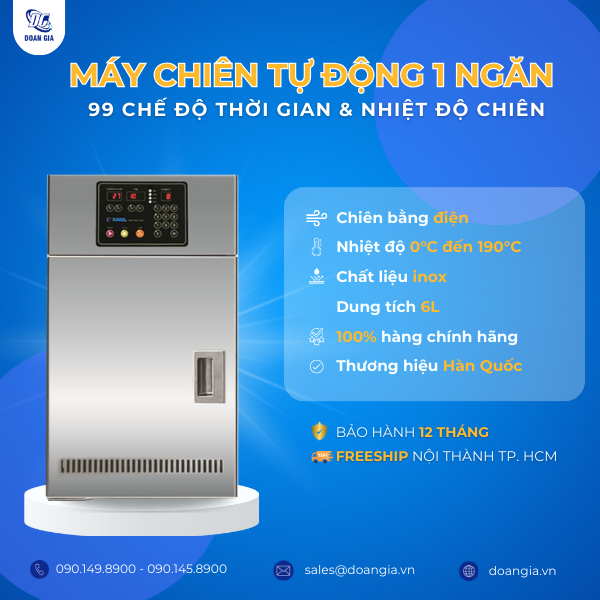 máy chiên tự động
