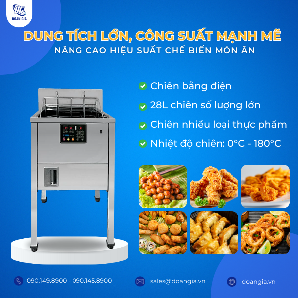 giá bếp chiên nhúng điện
