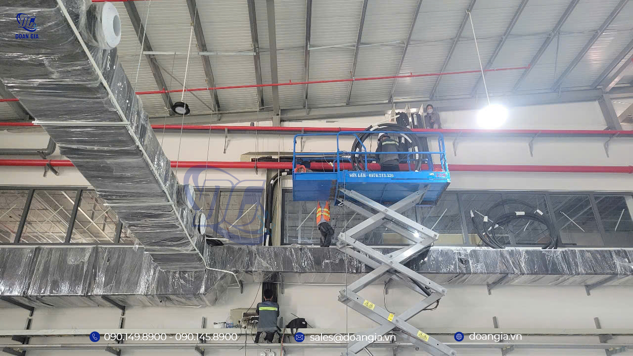thi công máy lạnh công nghiệp