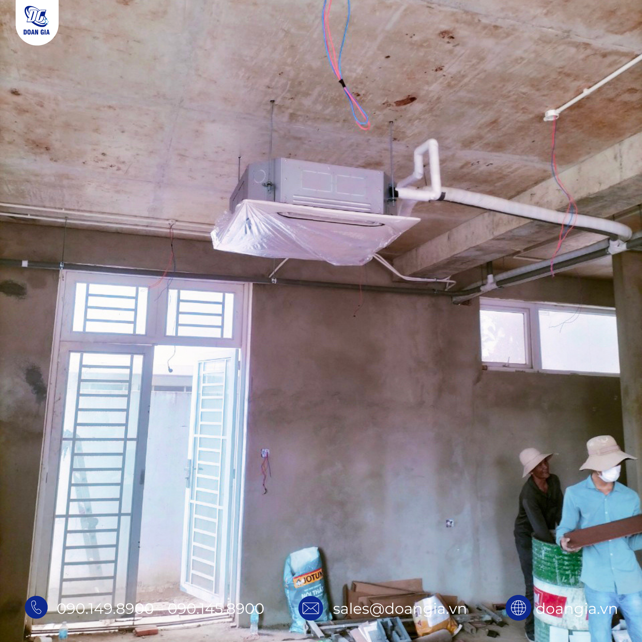 thi công máy lạnh công nghiệp