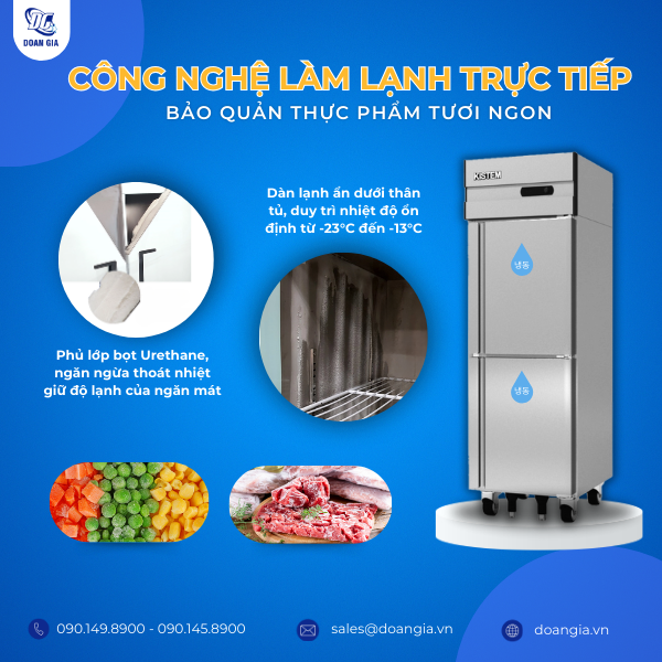 tủ đông đứng công nghiệp