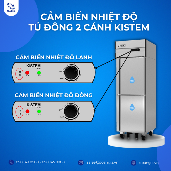 Tủ đông công nghiệp được trang bị màn hình trực quan
