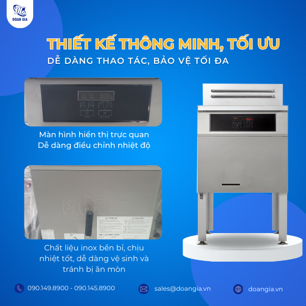 bếp chiên nhúng gas nhà hàng