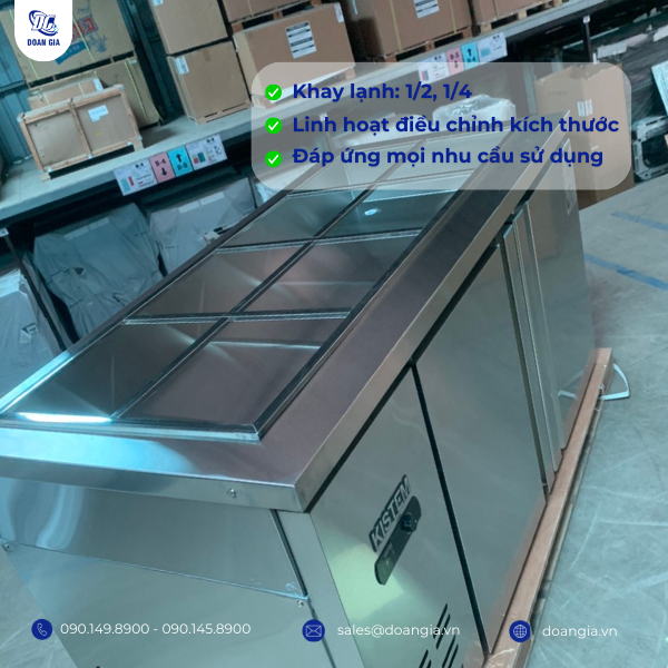 Khay lạnh kích thước linh hoạt