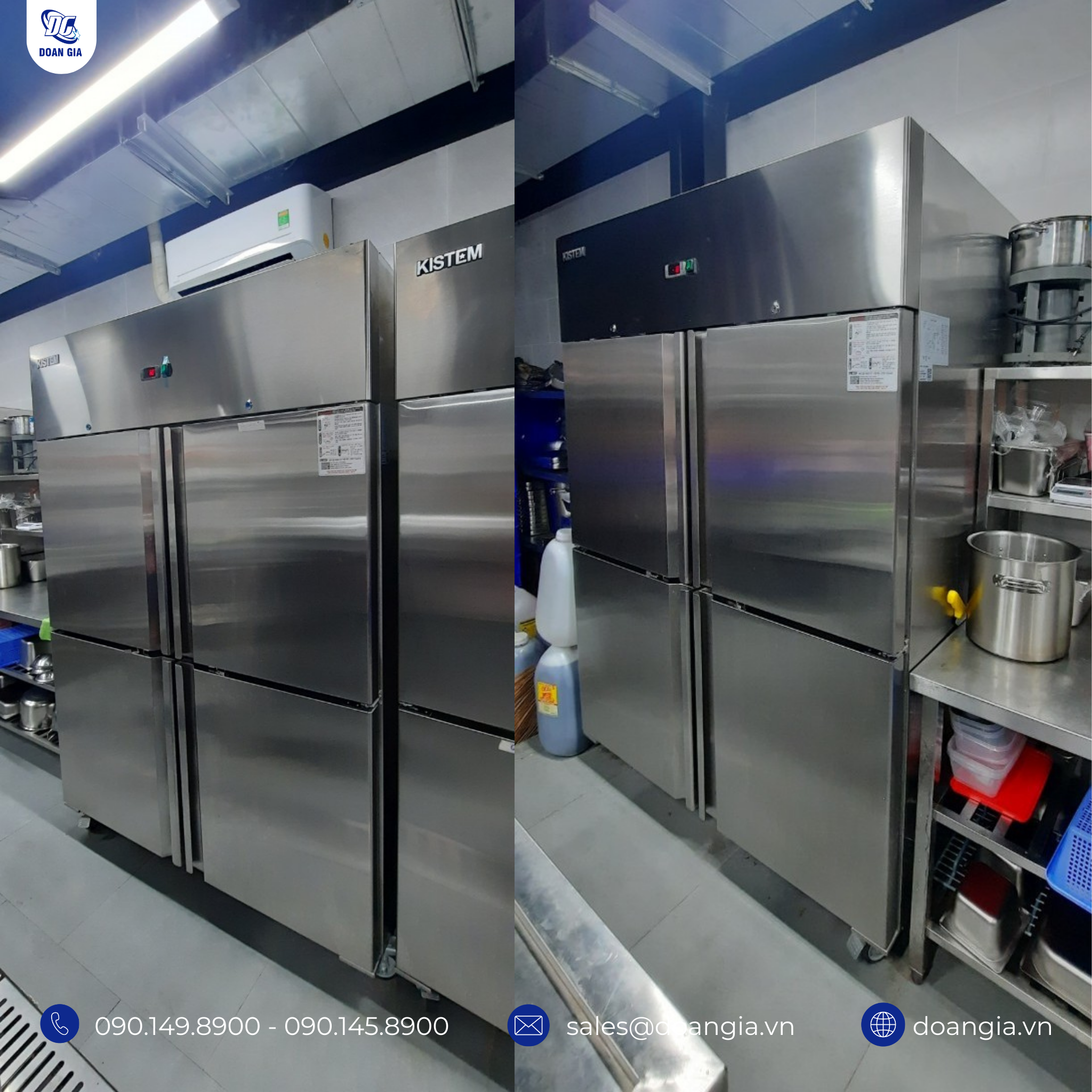 tủ lạnh công nghiệp 4 cánh