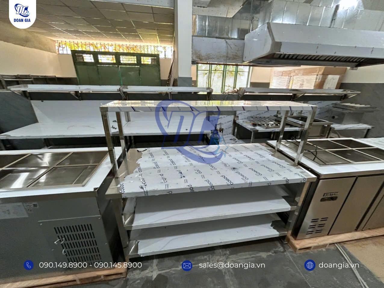 thiết kế bếp cho nhà hàng