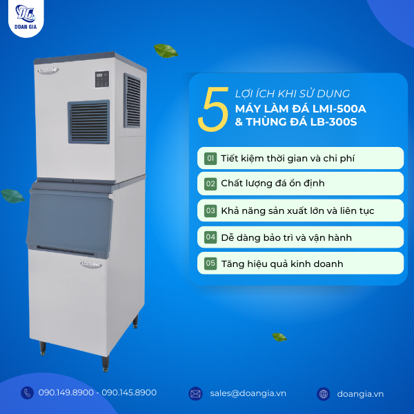 giá máy làm đá nhập khẩu