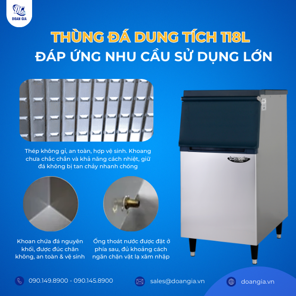 máy làm đá công nghiệp nhập khẩu