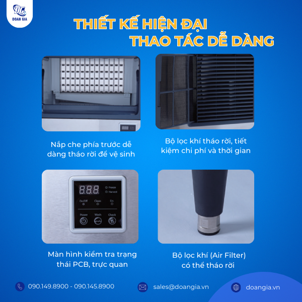 máy làm đá viên công nghiệp giá bao nhiêu