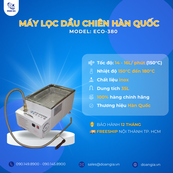 máy lọc dầu chiên