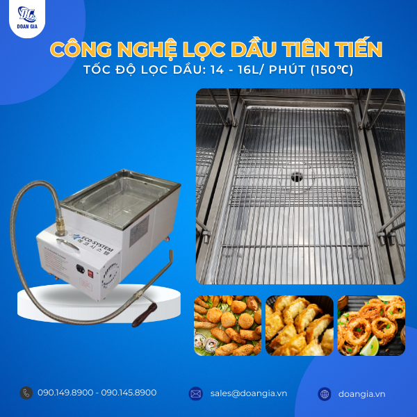 máy lọc dầu ăn mini