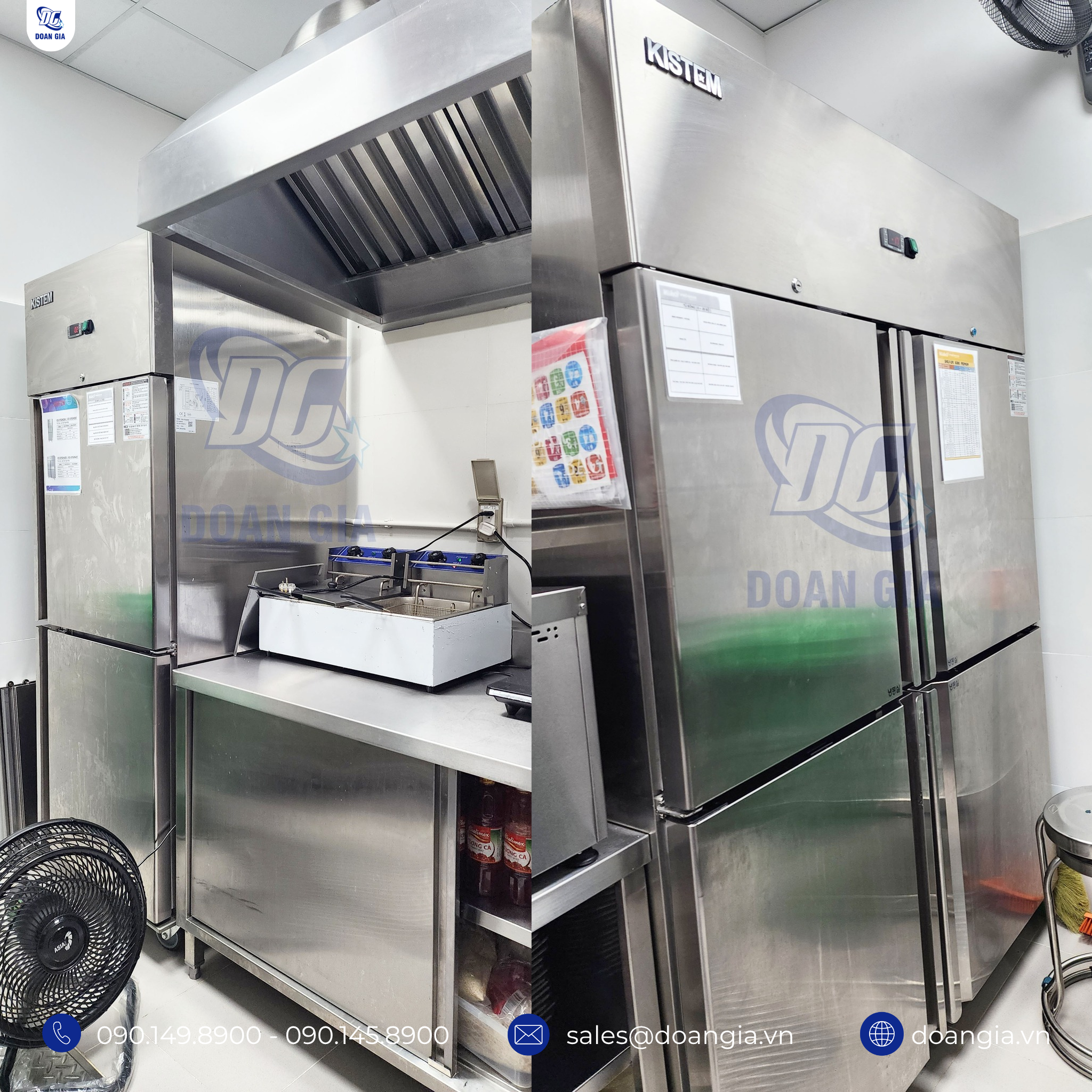 thiết kế bếp cho nhà hàng