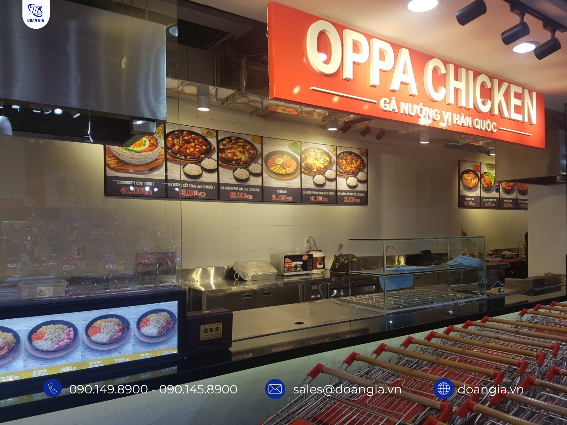 thiết bị bếp inox công nghiệp