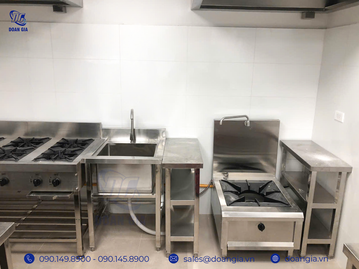 thi công thiết bị nhà bếp