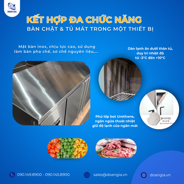 Công nghệ làm lạnh trực tiếp bảo quản thực phẩm tươi ngon