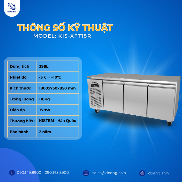 kích thước bàn mát