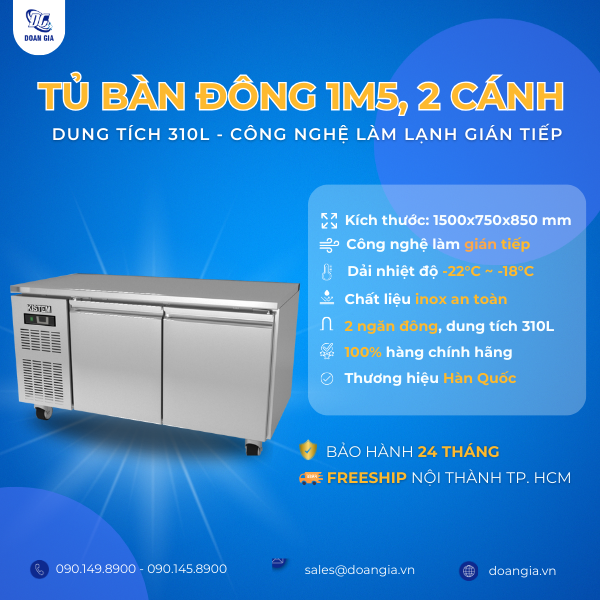 bàn đông 2 cánh