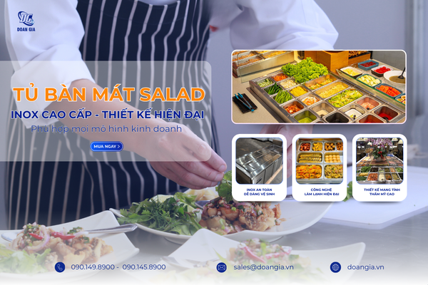 Lợi ích khi sử dụng bàn mát salad Kistem