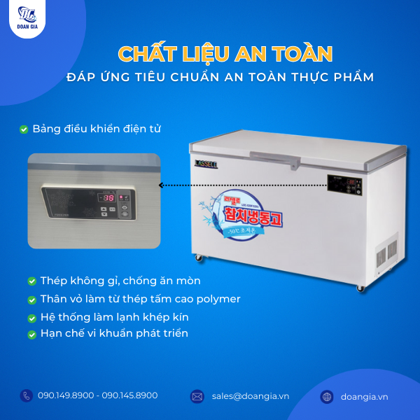 tủ cấp đông âm sâu