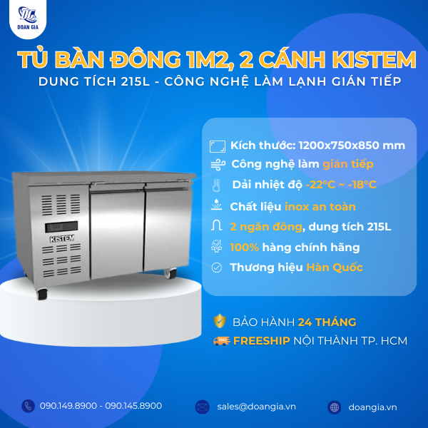 bàn đông công nghiệp kistem kis-xft12f