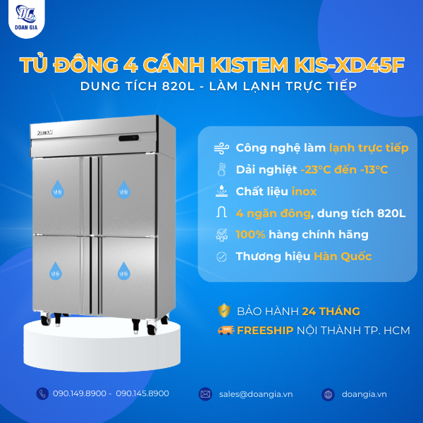 tủ đông công nghiệp 4 cánh