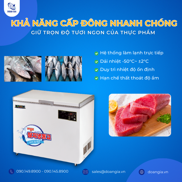 tủ cấp đông âm sâu
