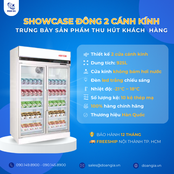 tủ đông trưng bày