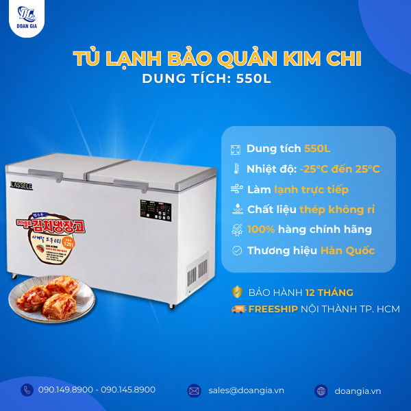 tủ lạnh bảo quản kim chi