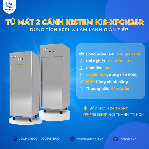 tủ mát 2 cánh