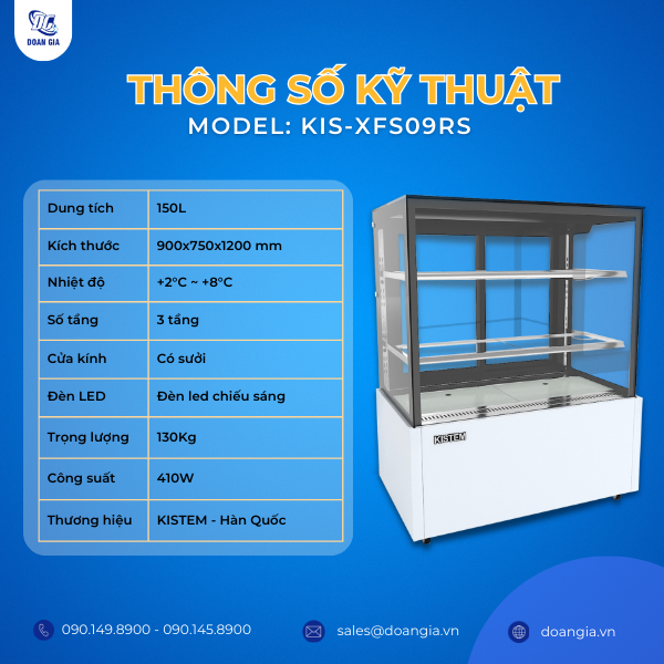 tủ mát trưng bày