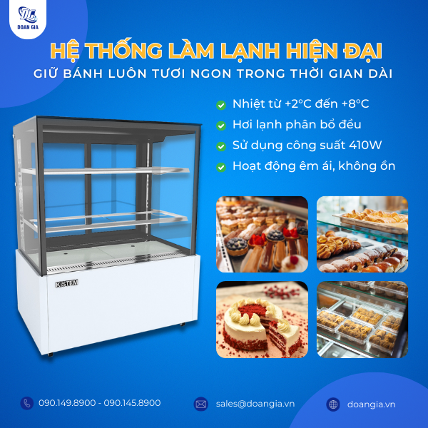 tủ mát trưng bánh