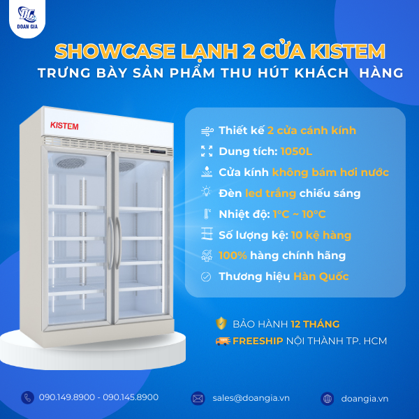 tủ mát trưng bày