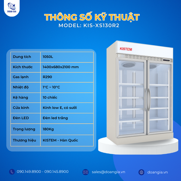 tủ mát siêu thị