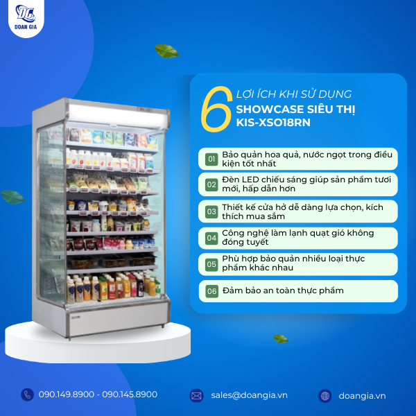 giá tủ mát trưng bày trái cây
