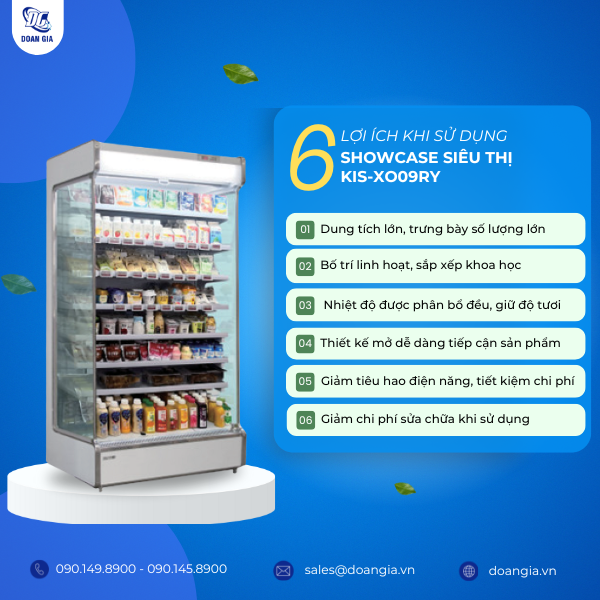giá tủ mát trưng bày trái cây