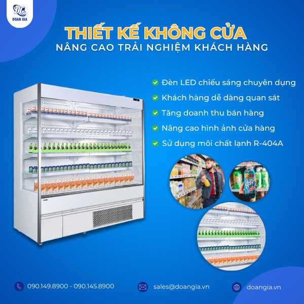 tủ mát trưng bày nước ngọt