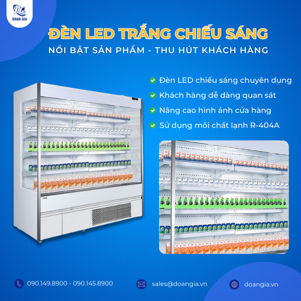 giá tủ mát trưng bày trái cây