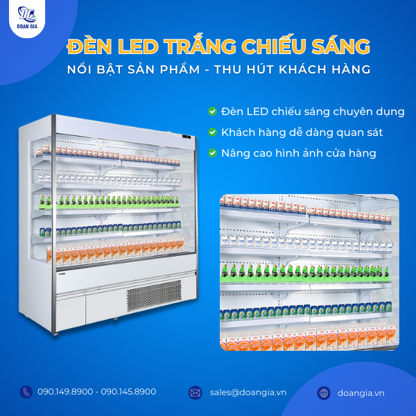 giá tủ mát trưng bày trái cây
