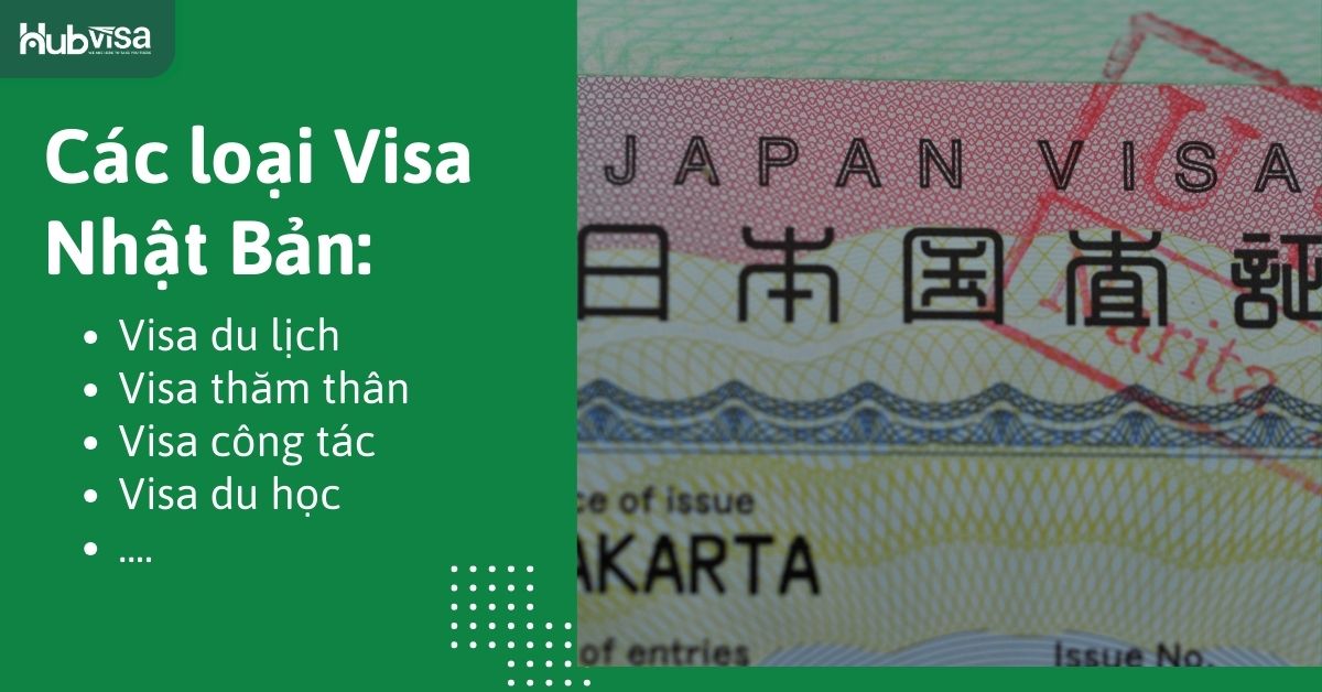 Các loại visa Nhật Bản
