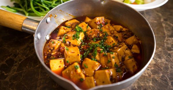 Đậu sốt Tứ Xuyên