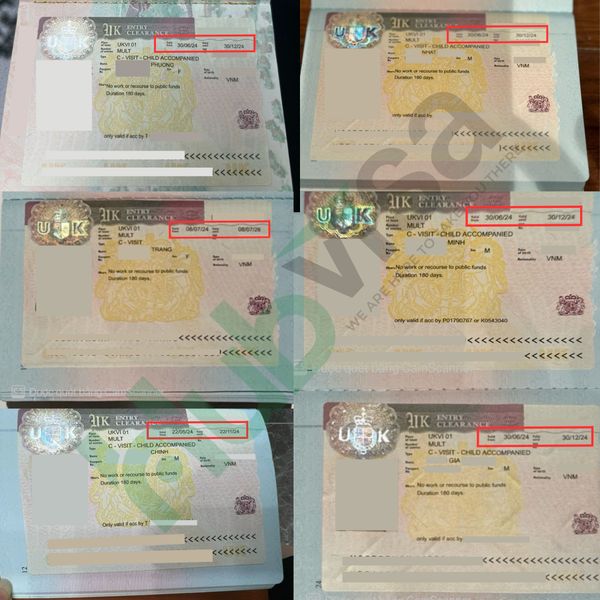 Kết quả Visa Anh Quốc