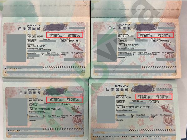 Kết quả Visa Nhật Bản